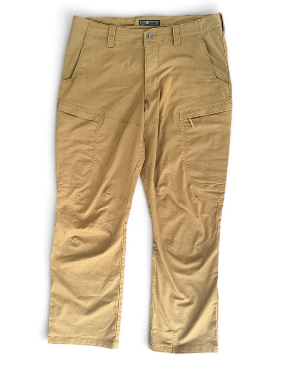 5.11 TACTICAL STRAIGHT FIT MERIDIAN CARGO PANTS 36 x 30 RIP-STOP BROWN CHESTNUT